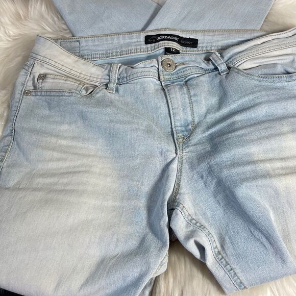 Jordache Denim - Jordache Light Enzyme‎ Wash Vintage High Waist Jeans Sz 12